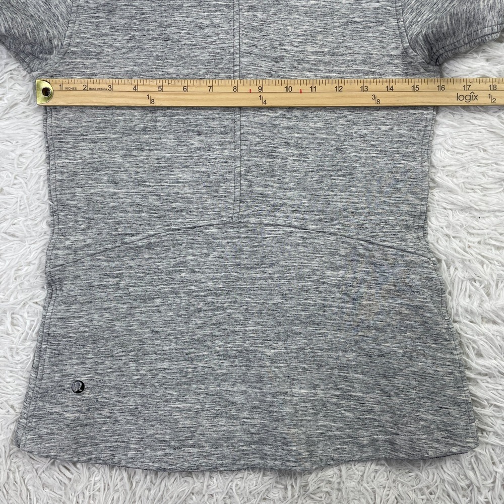Lululemon Jacket Womens‎ 4 Gray Going Places Full Zip Mock Neck Pockets Ladies - Picture 8 of 10